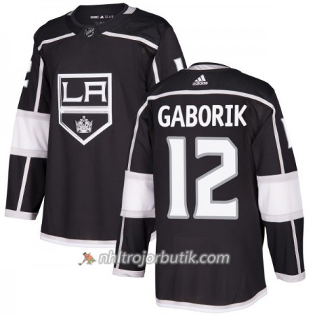 Män Ishockey Los Angeles Kings Tröja Marian Gaborik 12 Adidas 2017-2018 Svart Authentic Män Ishockey Los Angeles Kings Tröja Marian Gaborik 12 Adidas 2017-2018 Svart Authentic